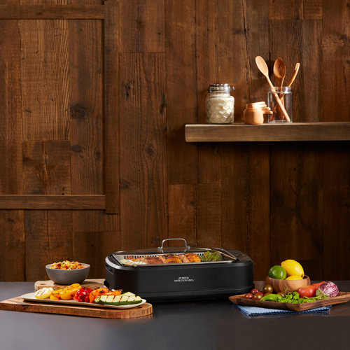 PowerXL Non Stick Electric Grill and Griddle with Glass Lid & Reviews